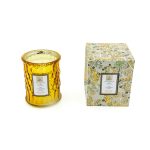 Αρωματικό Κερί σε Ανάγλυφο Γυάλινο Βάζο "Shine" Στρογγυλό Pear + Freesia 180g - Image 3