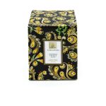 Αρωματικό Κερί σε Ανάγλυφο Γυάλινο Βάζο "Shine" Στρογγυλό Sandalwood 180g - Image 2