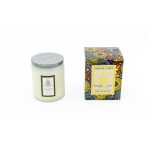 Αρωματικό Κερί σε Ανάγλυφο Βάζο με Καπάκι 200g Vanilla - Image 3