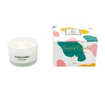 Αρωματικό Κερί σε Στρογγυλό Βάζο με Πέτρες Ακανόνιστου Σχήματος 90g Vanilla - Image 2