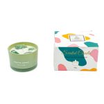 Αρωματικό Κερί σε Στρογγυλό Βάζο με Πέτρες Ακανόνιστου Σχήματος 90g Eucalyptus - Image 2