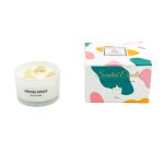 Αρωματικό Κερί σε Στρογγυλό Βάζο με Πέτρες Ακανόνιστου Σχήματος 90g Rose - Image 2