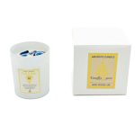 Αρωματικό Κερί "Μάτι" με Χρωματιστές Πετρούλες Sun Kissed Orange 200g - Image 2