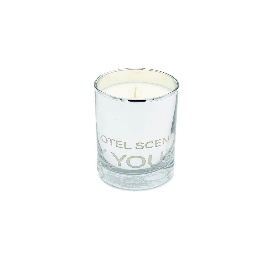 CAM-XLB028WT Κερί Αρωματικό Σε Στρογγυλό Βάζο Hotel 150g White Tea