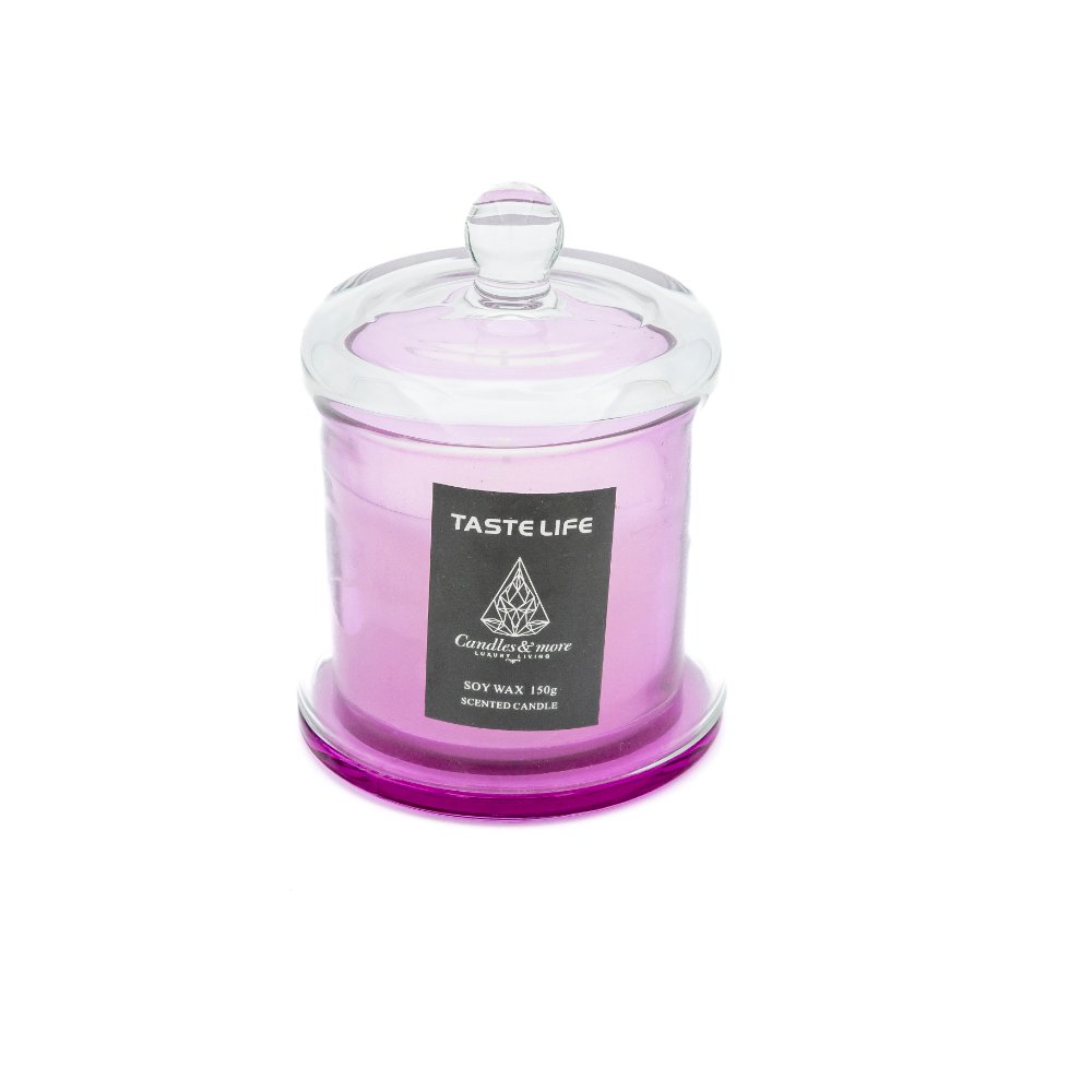 CAM-XLB001L Κερί Σε Βάζο Με Σχήμα Καμπάνα Lavender 150g