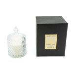 Αρωματικό Κερί σε Γυάλινο Βάζο με Καπάκι Jasmine 160g - Image 3