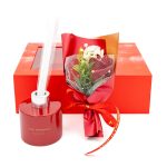 Αρωματικό Χώρου Diffuser Μπουκάλι + Λουλούδια 50ml Coconut