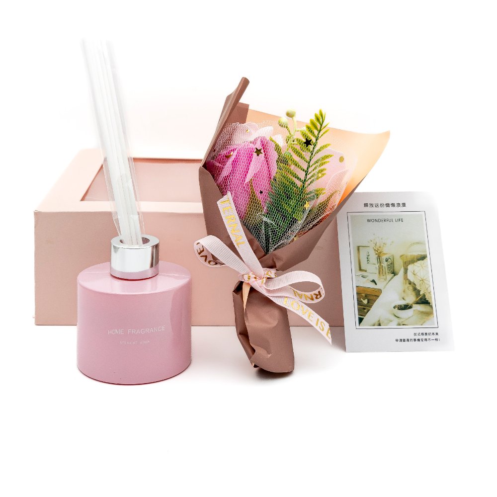 CAM-WHX025SL Αρωματικό Χώρου Diffuser Μπουκάλι + Λουλούδια 50ml Summer Lemon