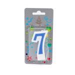 Κερί Γενεθλίων Πομπέ Αριθμός Νο 7 Blue