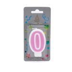 Κερί Γενεθλίων Πομπέ Αριθμός Νο 0 Pink